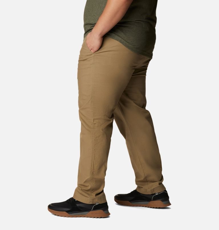 Men's Columbia Flex ROC Pants Brown | Plus Size CA-D16AC